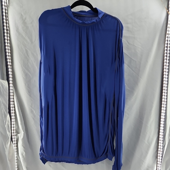 Lands' End Activewear Blue Long Sleeve Top XL - Picture 1 of 8